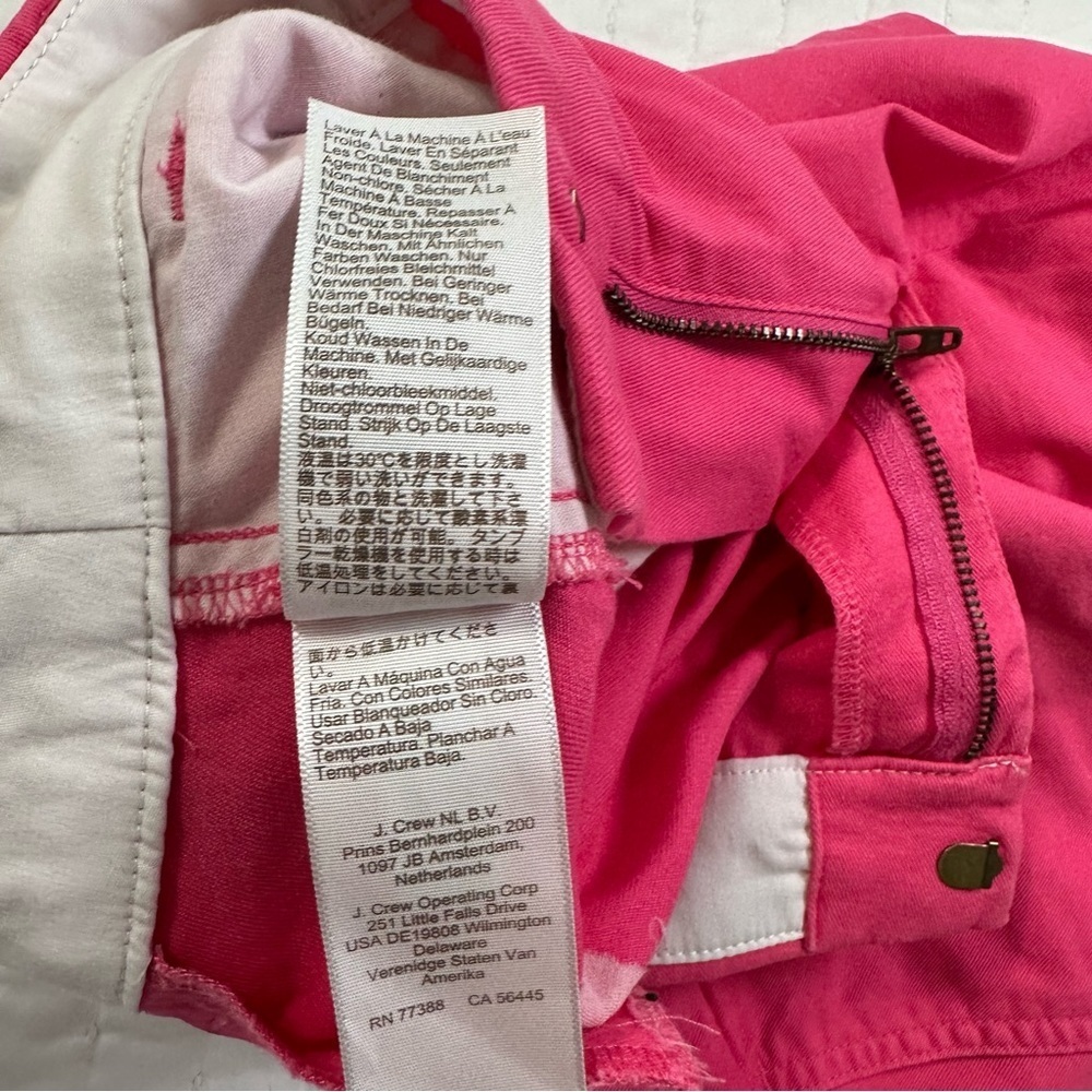 J. Crew Casual Bold Pink Women's Bermudas Shorts - Picture 11 of 11
